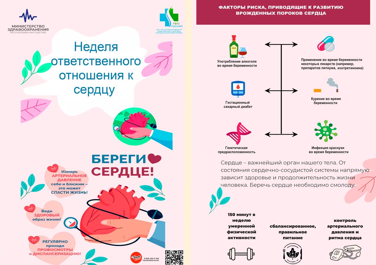 Неделя ответственного отношения к сердцу в нашей школе.